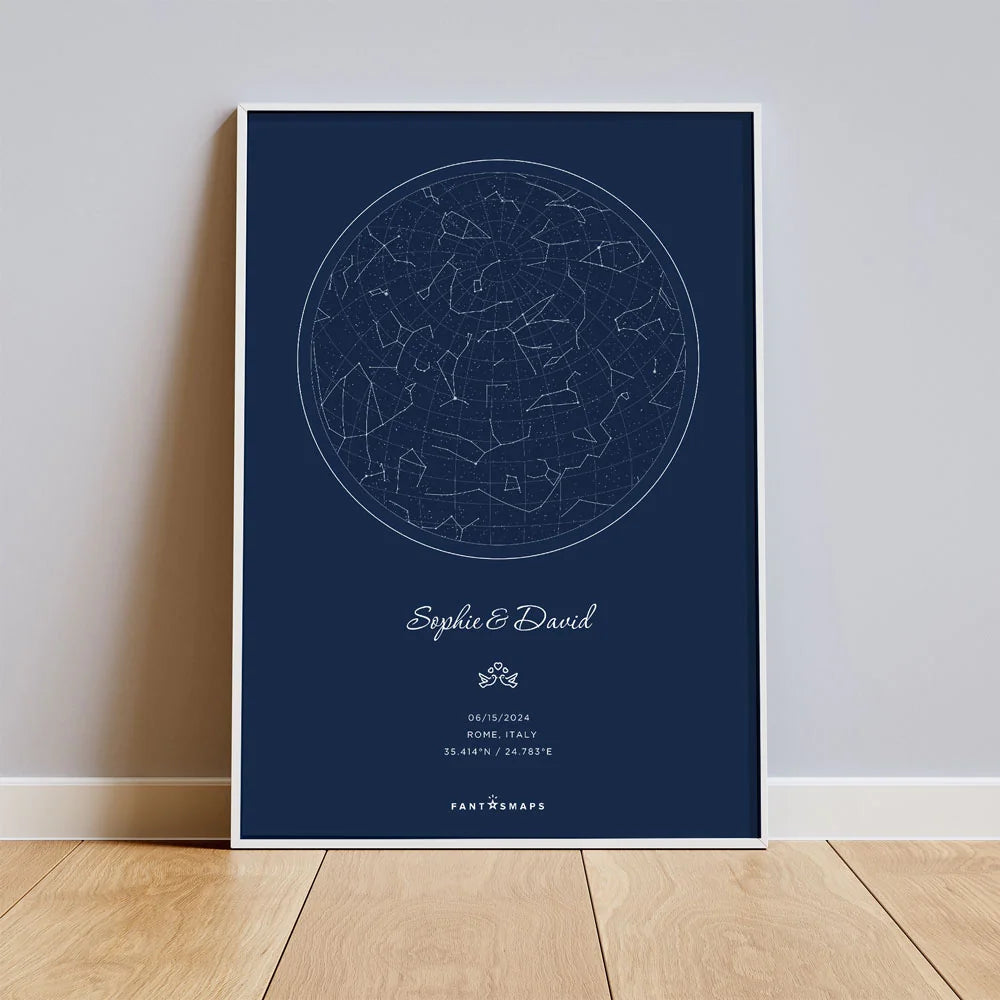 Star Map Special Poster - fantasmaps.com