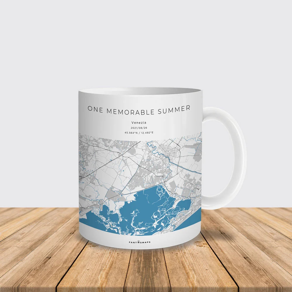 City Map Mug - fantasmaps.com
